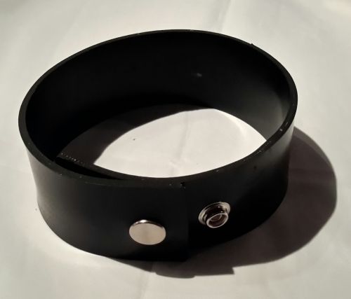 Plain Wide Rubber Bicep Strap (Snaps)